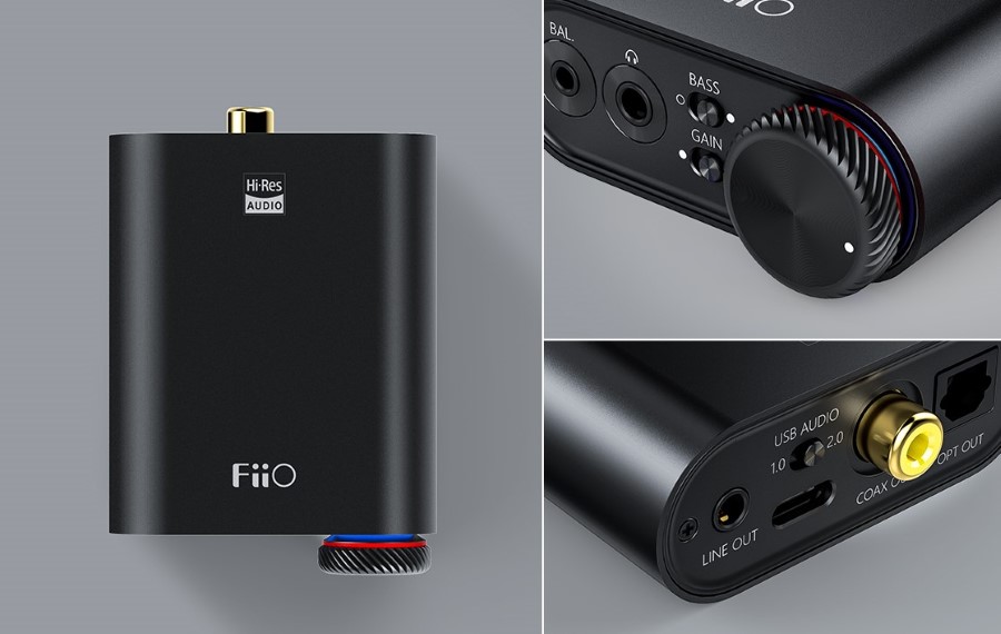 FiiO K3S Sort (New K3) Hodetelefonforsterker med DAC Soundgarden
